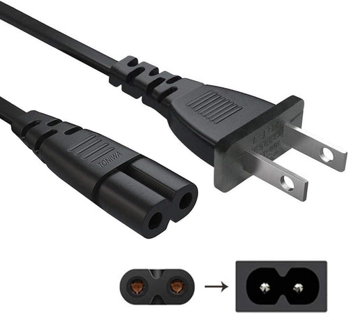 AC Power Cord Cable Compatible Apple TV 1St, 2Nd, 3Rd, 4Th, 5Th Generation (4K) - UL Listed